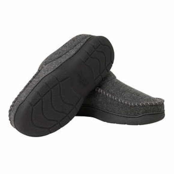 New Mens Cushioned Dearform Slippers  Gray - Picture 3 of 12